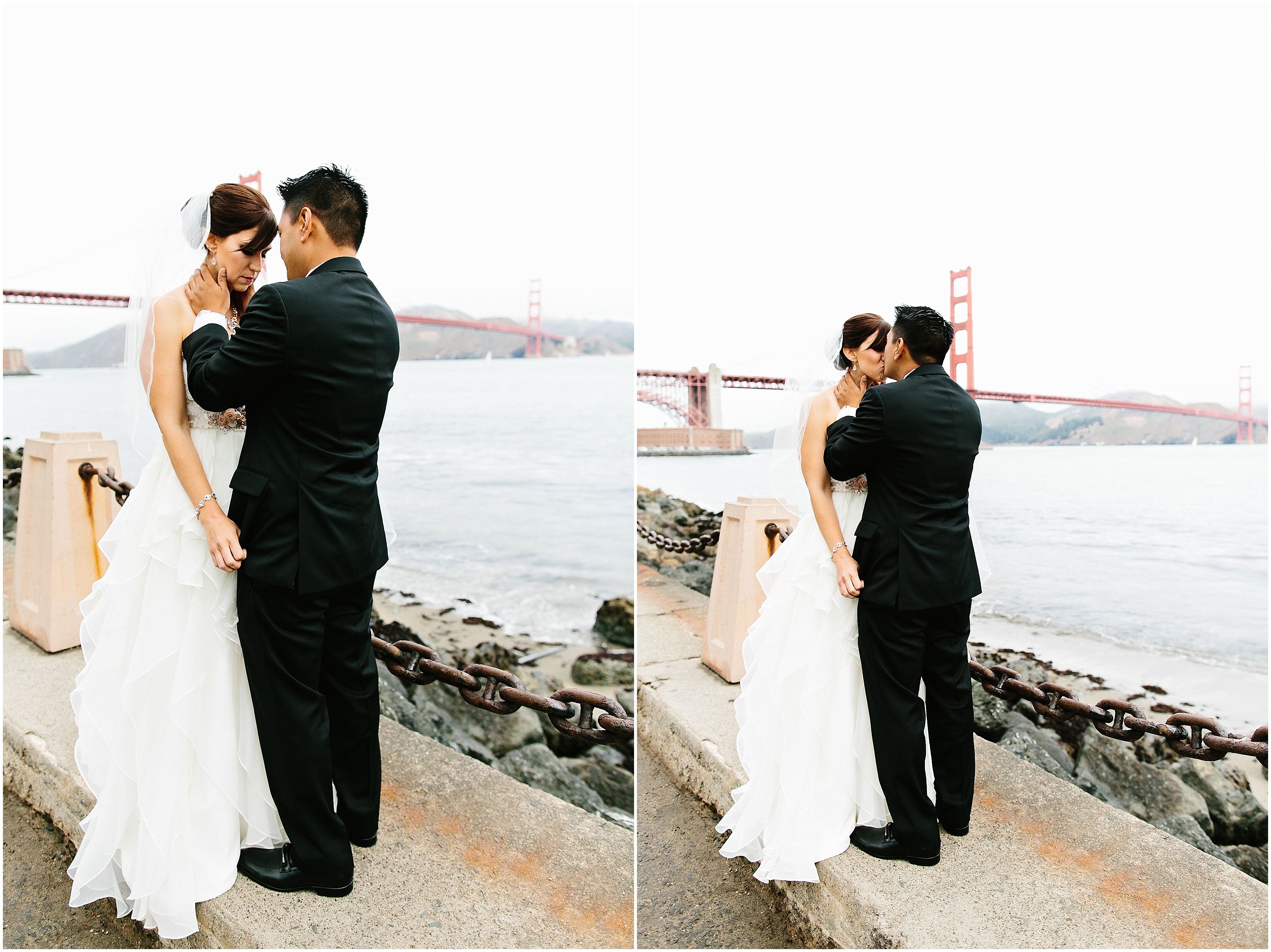 golden gate bridge wedding. golden gate park wedding. karl the fog. san francisco wedding. san francisco wedding photographer