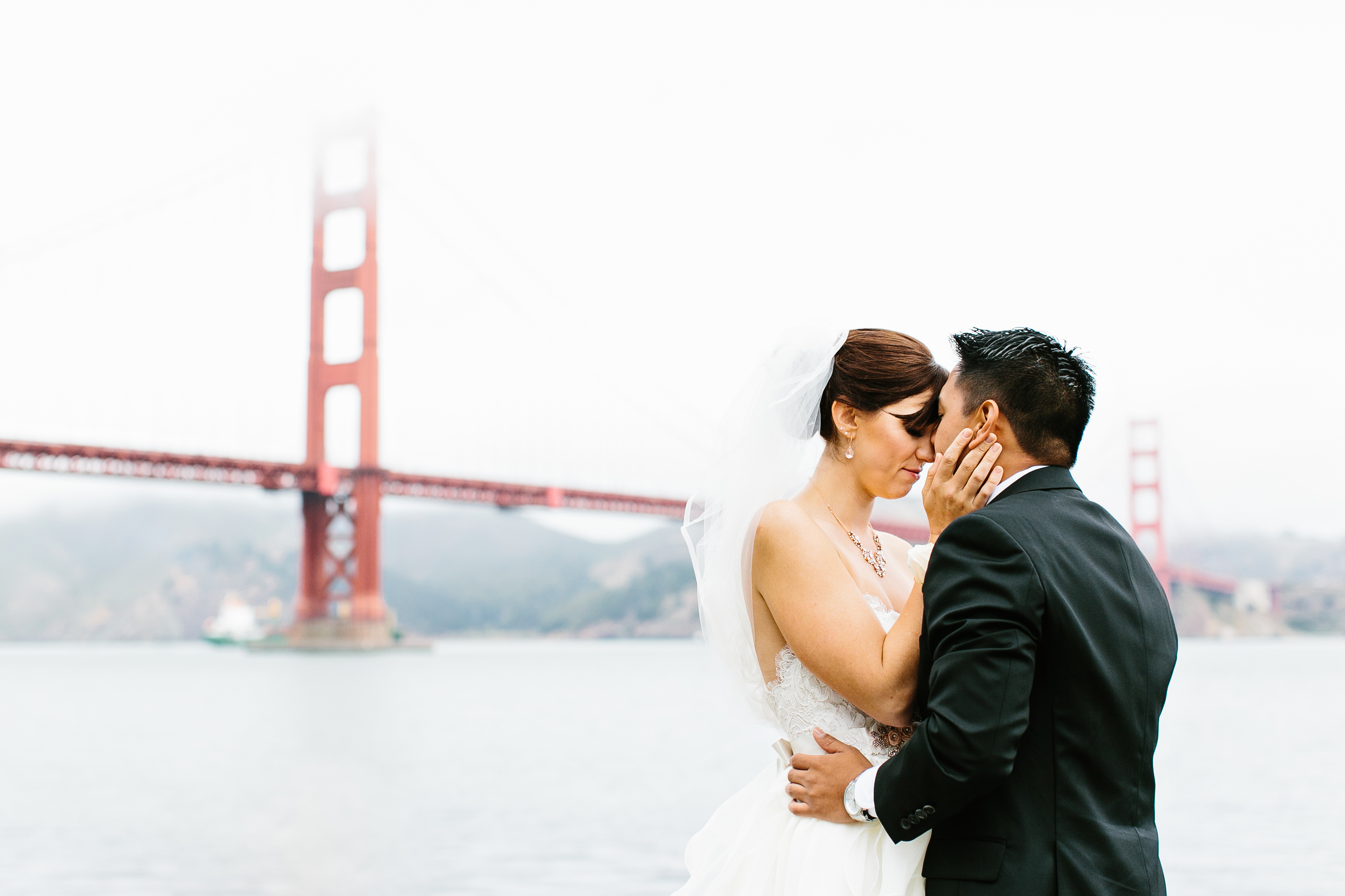 golden gate bridge wedding. golden gate park wedding. karl the fog. san francisco wedding. san francisco wedding photographer