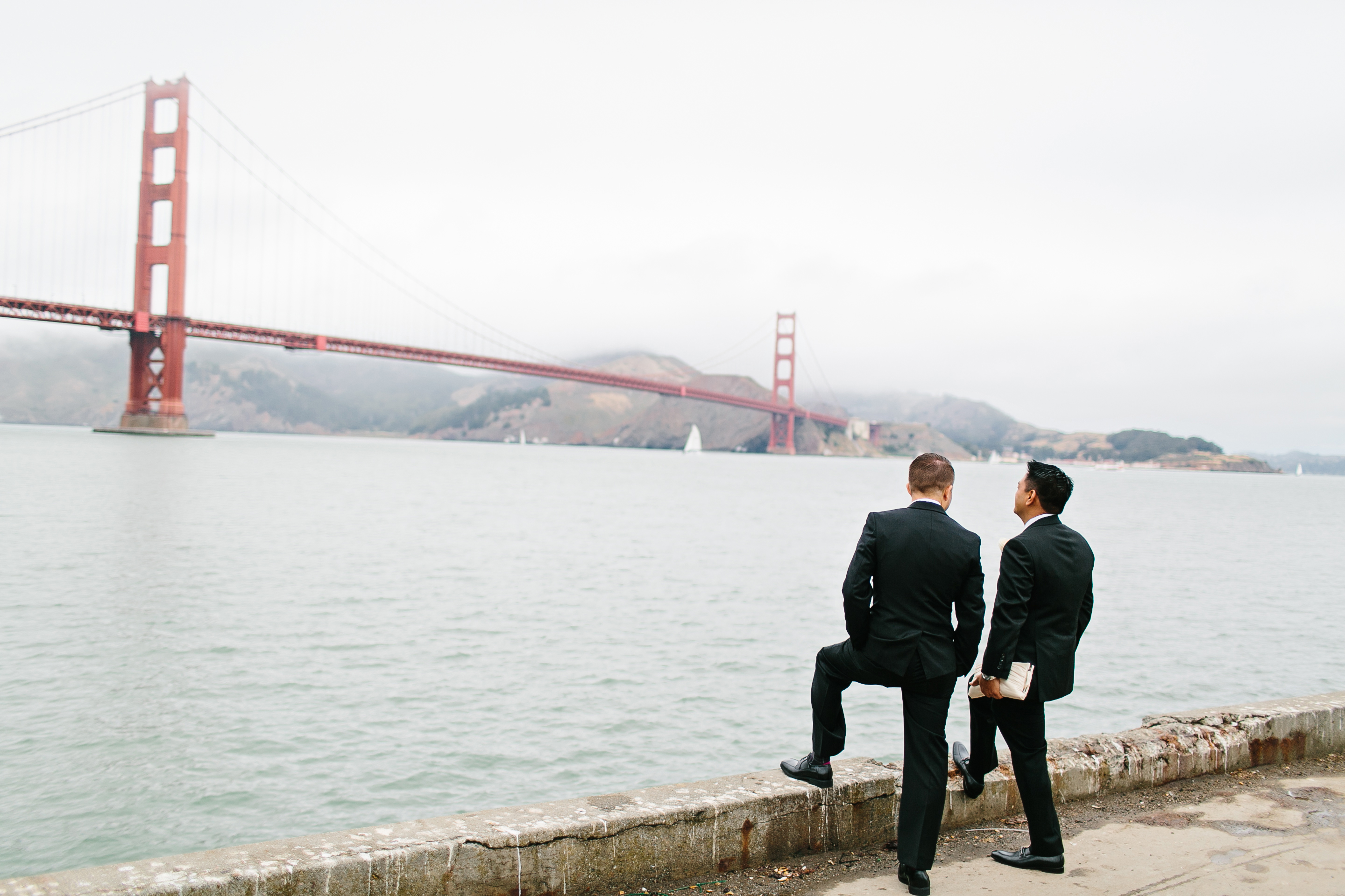 golden gate bridge wedding. golden gate park wedding. karl the fog. san francisco wedding. san francisco wedding photographer