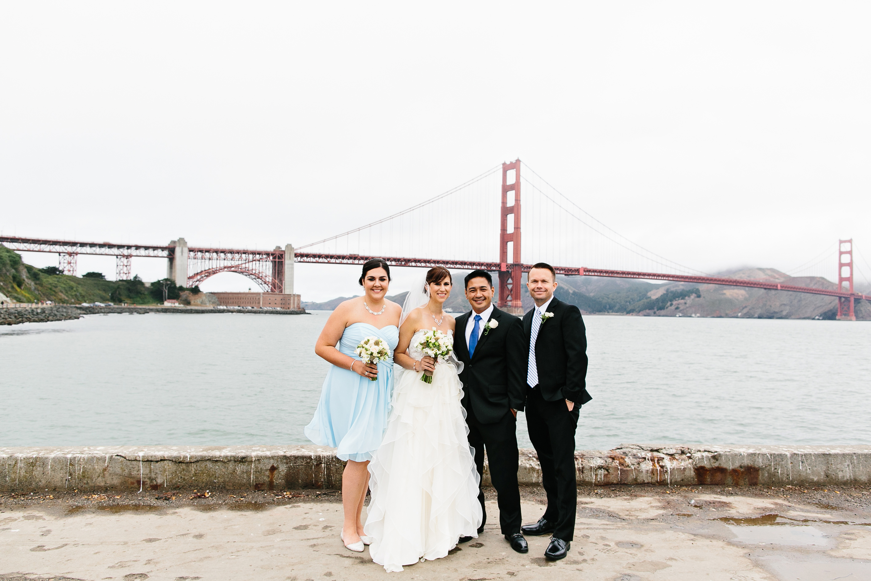 golden gate bridge wedding. golden gate park wedding. karl the fog. san francisco wedding. san francisco wedding photographer