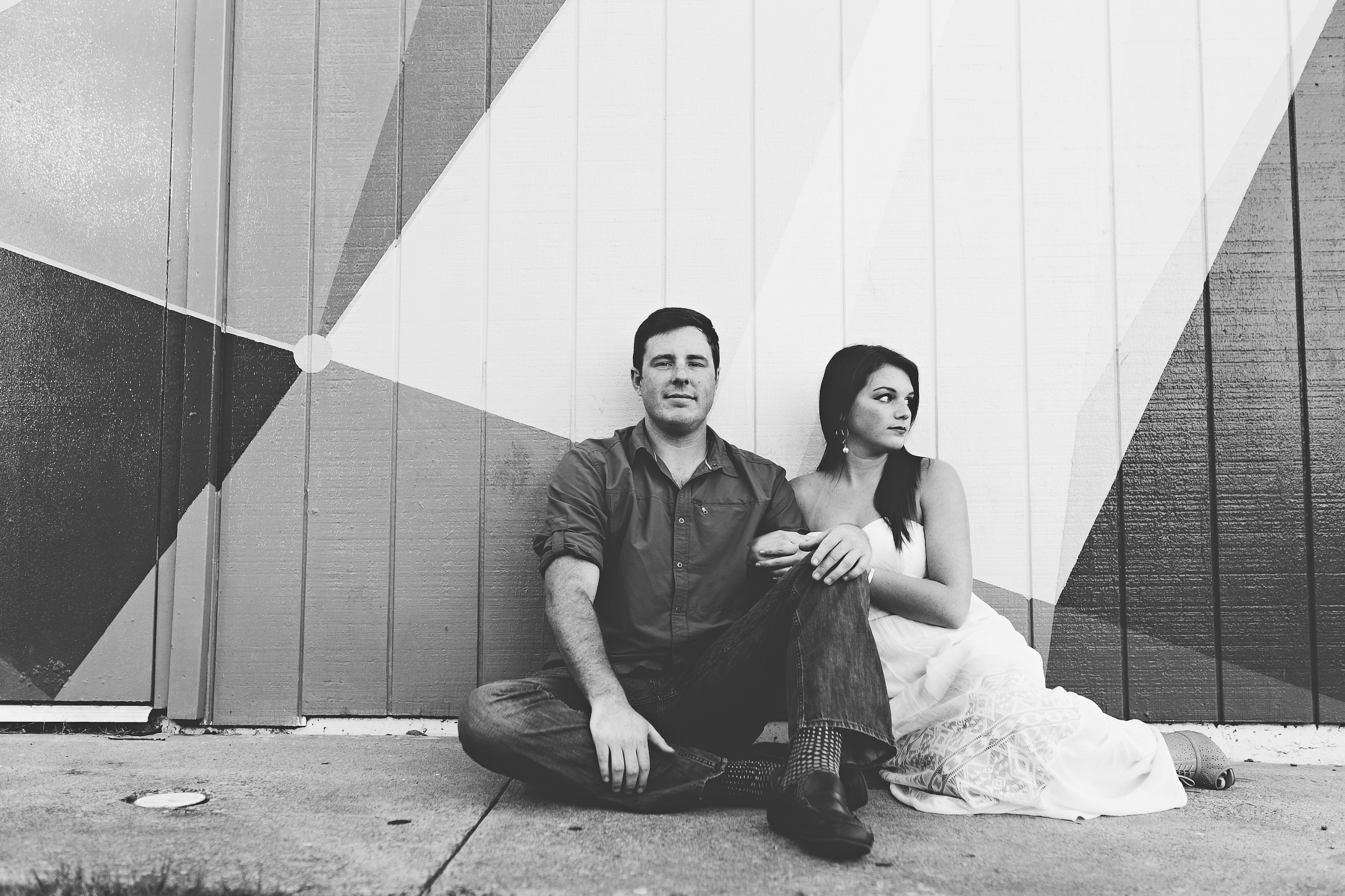 grafitti engagement. urban engagement session. art district engagement session. graffiti engagement photos