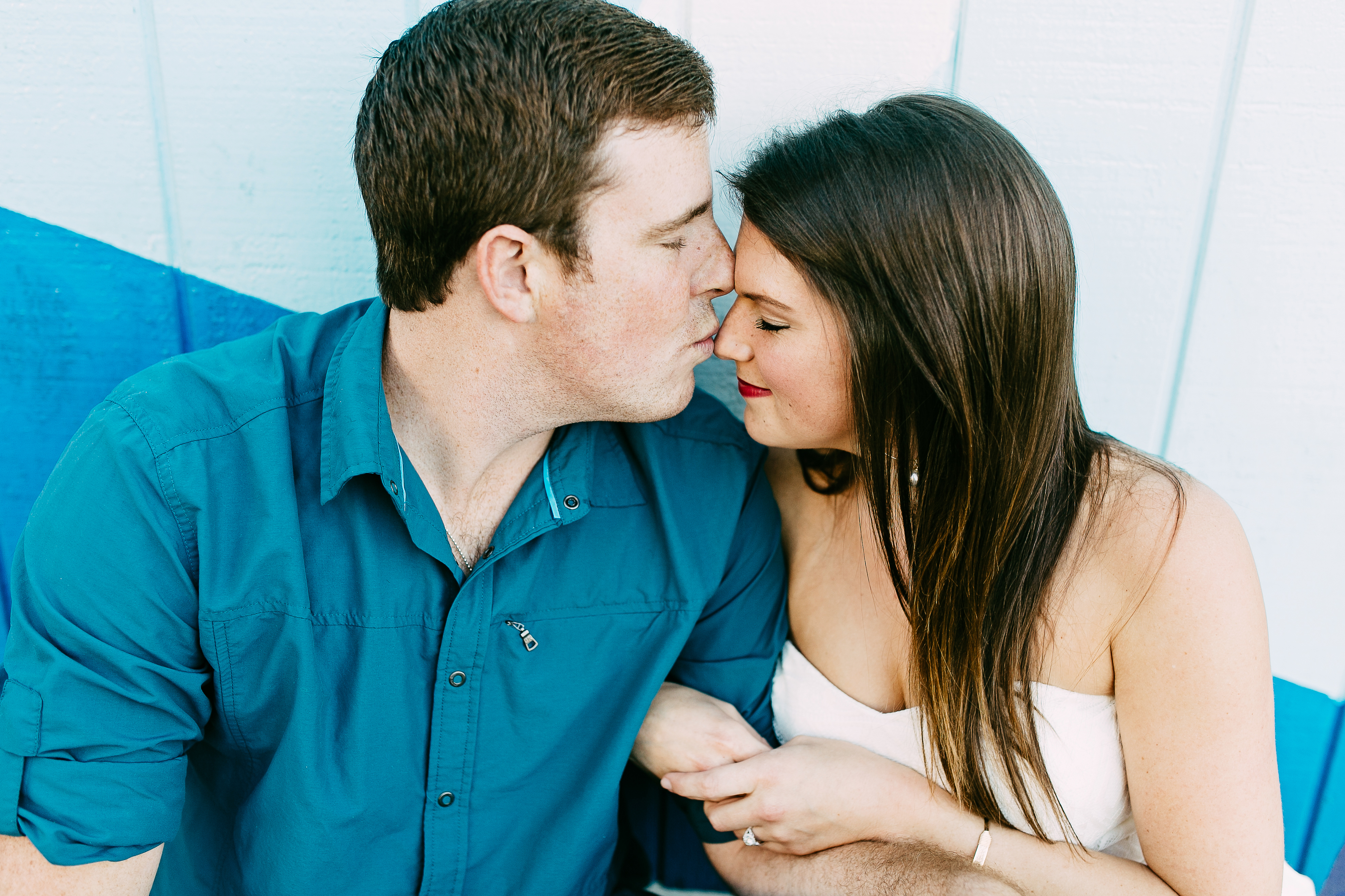 grafitti engagement. urban engagement session. art district engagement session. graffiti engagement photos