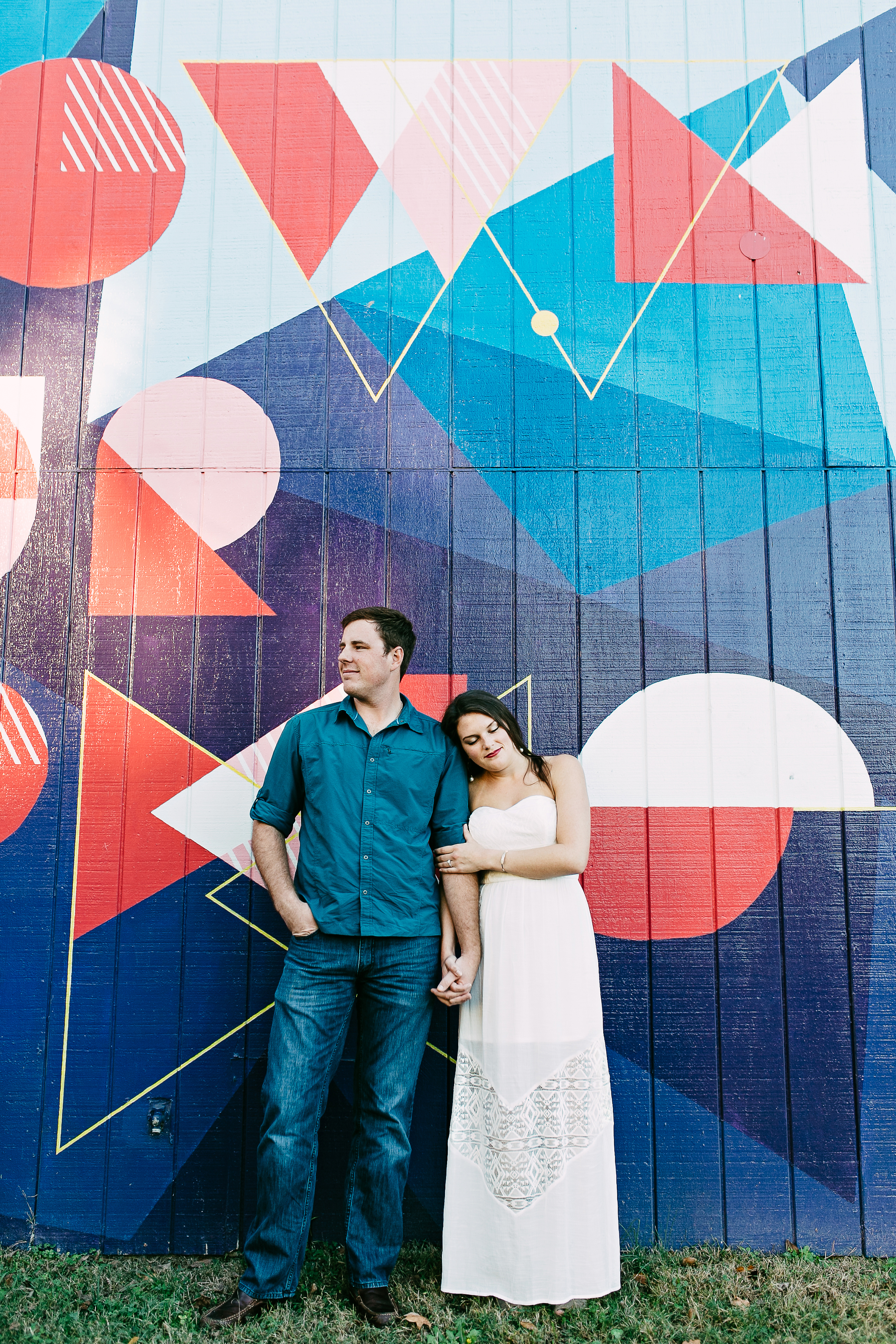 grafitti engagement. urban engagement session. art district engagement session. graffiti engagement photos