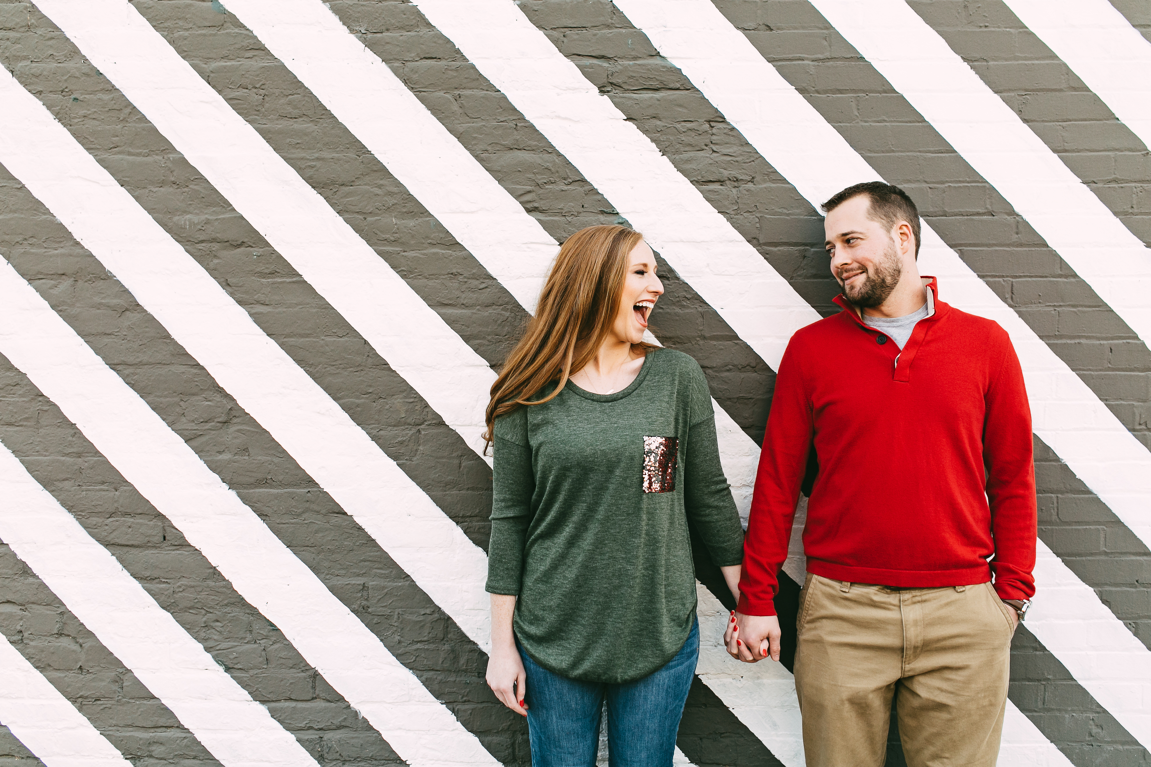 urban engagement session. downtown engagement session. creative engagement photos. non-traditionall engagement photos