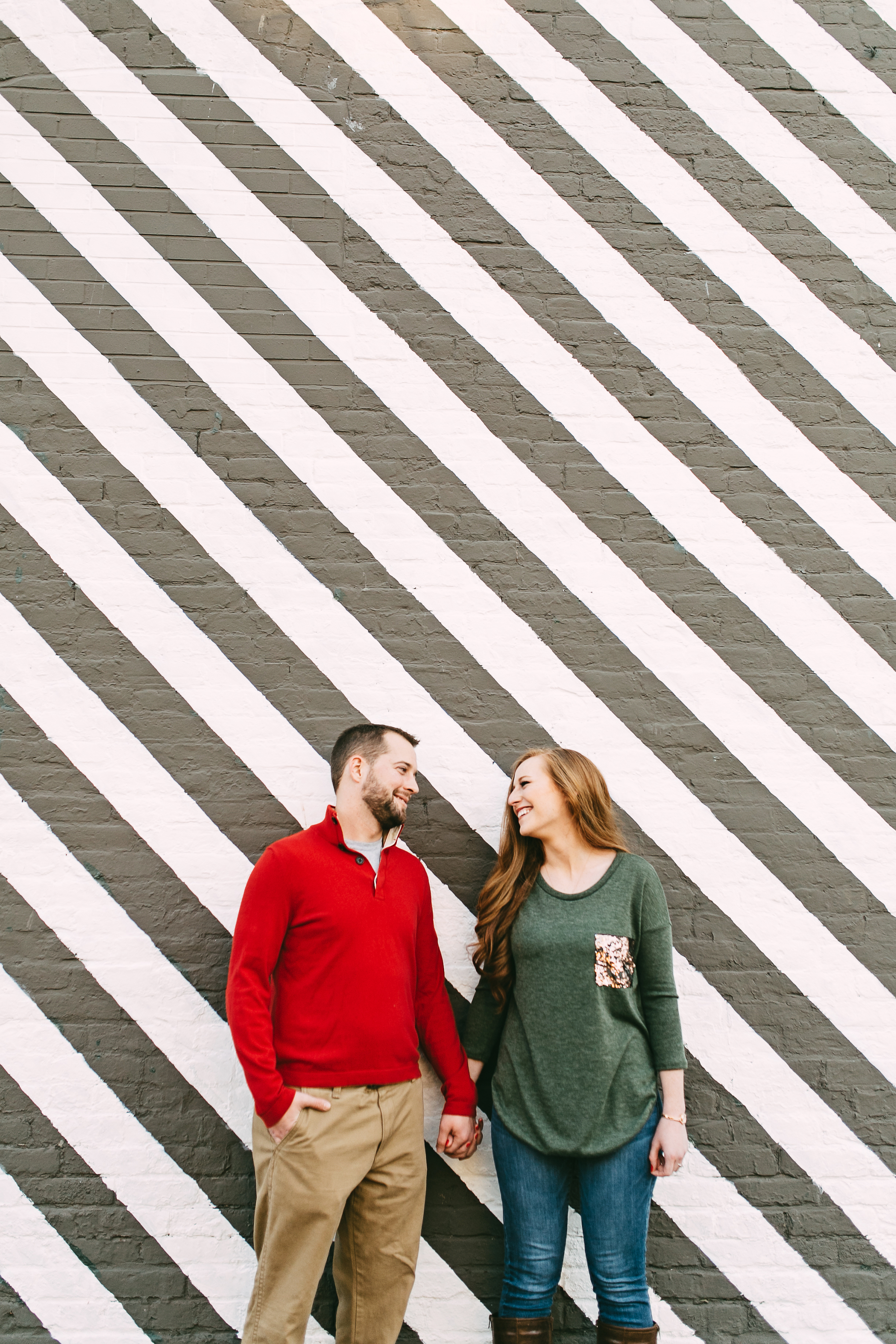 urban engagement session. downtown engagement session. creative engagement photos. non-traditionall engagement photos