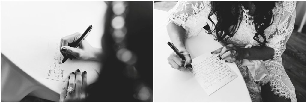 bride-writing-groom-note