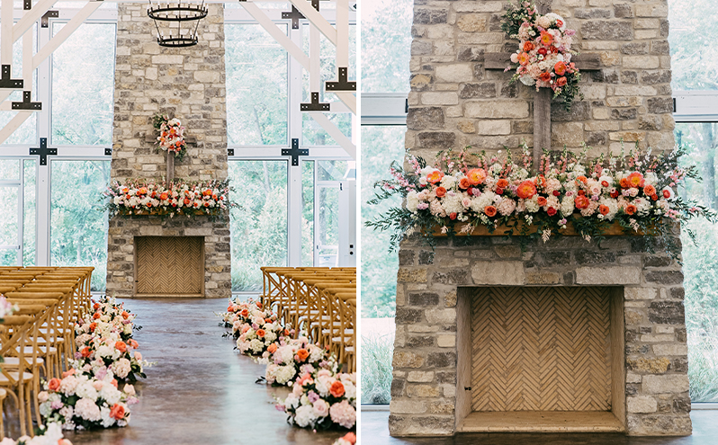 Pink Robinshaw Wedding