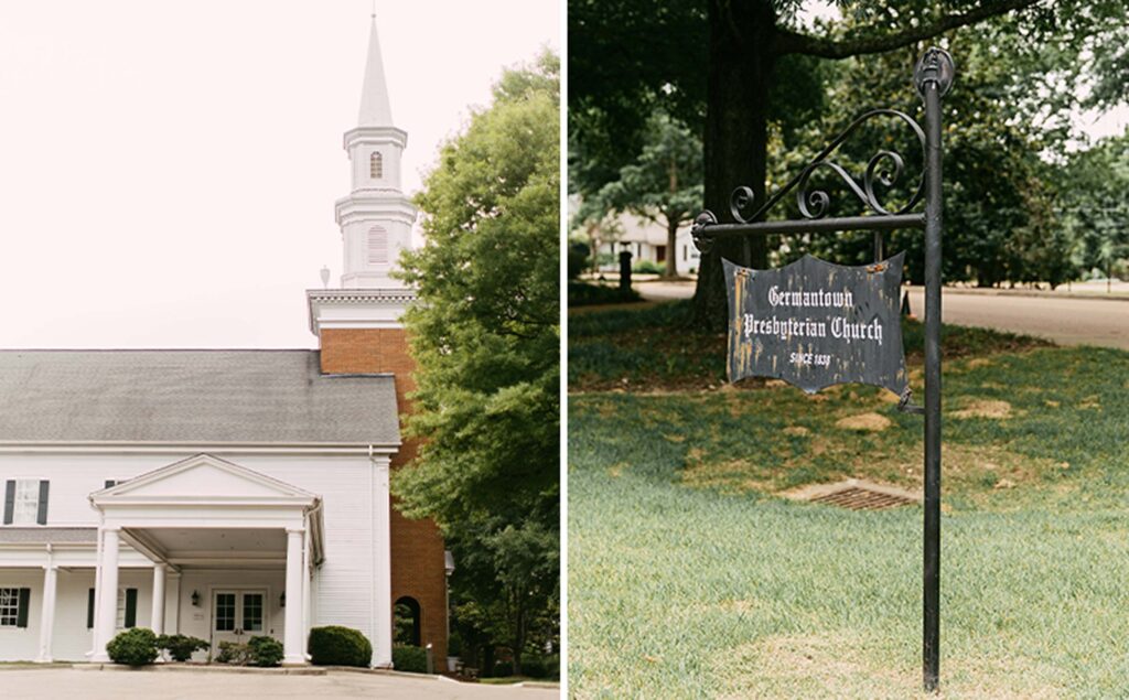 Memphis TN church wedding
